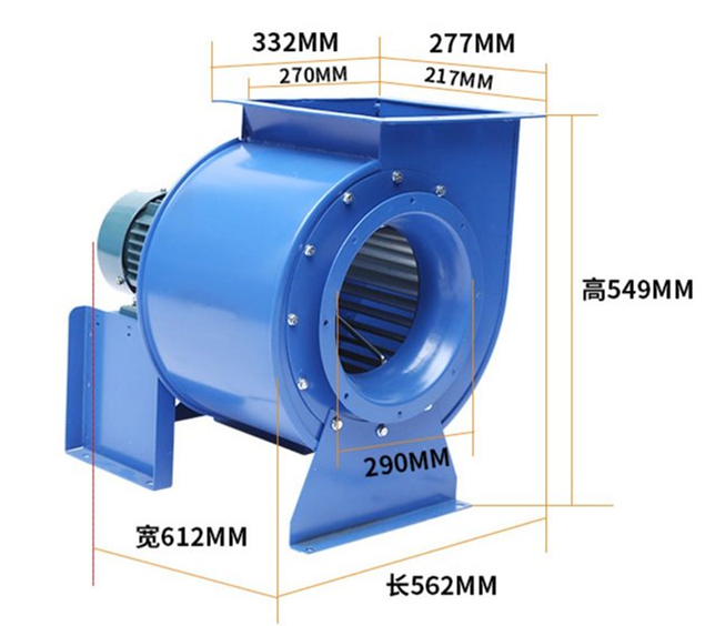 多翼式离心风机